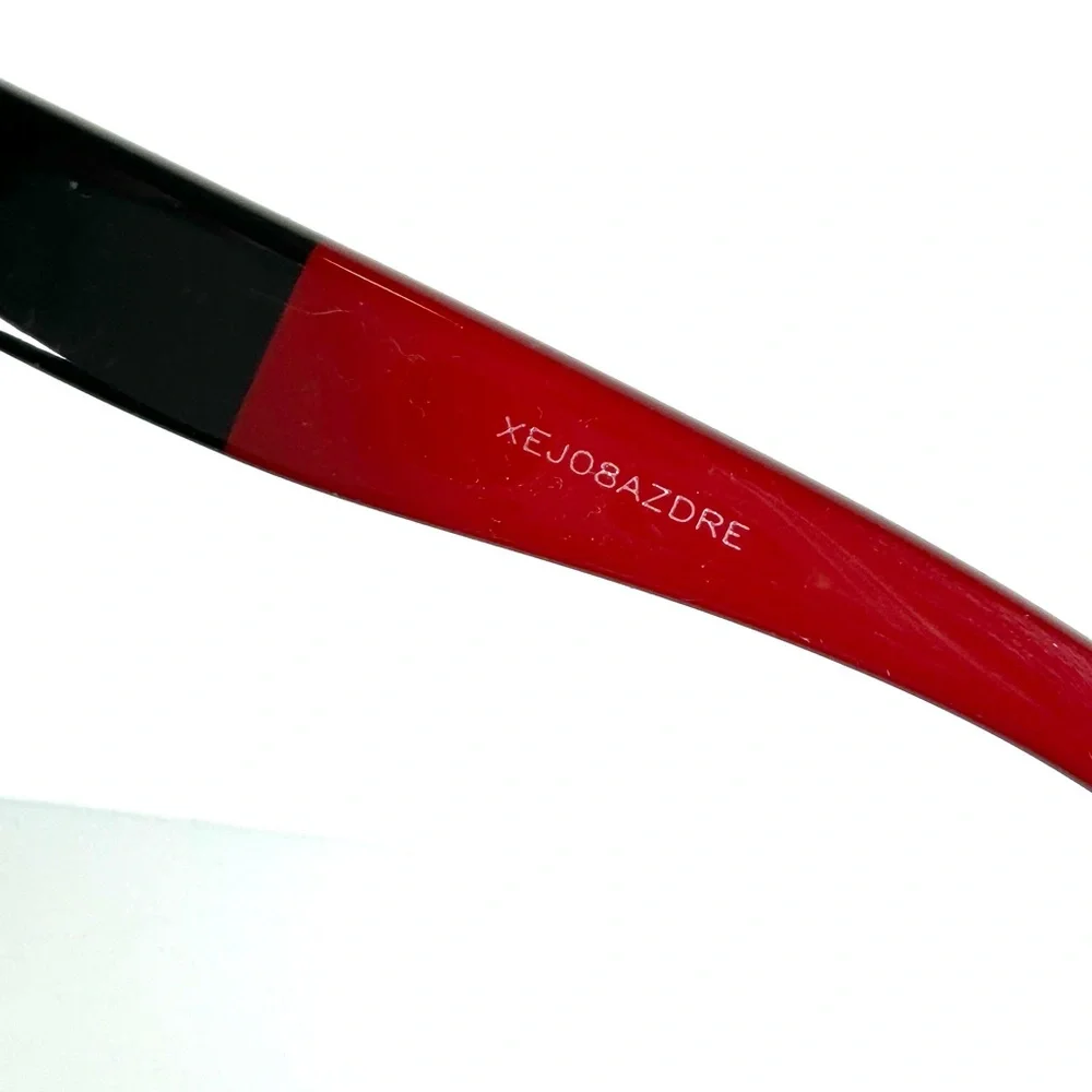 GUCCI Square Sunglasses NEW Black Red Green GG0158S 004 54 Made In Italy - Picture 14 of 16